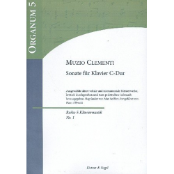 Sonate C-Dur : für Orgel -Muzio Clementi