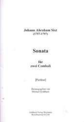 Sonate : für 2 Cembali -Johann A. Sixt
