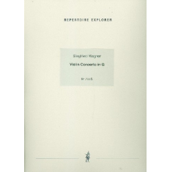 Violinkonzert G-Dur - -Siegfried Wagner