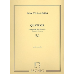 Quatuor : pour flûte, hautbois, -Heitor Villa-Lobos