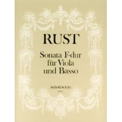 Sonate F-Dur - für Viola und Bc -Friedrich Wilhelm Rust