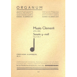 Sonate g-Moll op.7,3 : für Klavier -Muzio Clementi