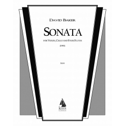 Sonata for Violin, Cello and Four Flutes -David Baker