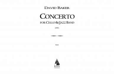 Concerto for Cello and Jazz Band -David Baker