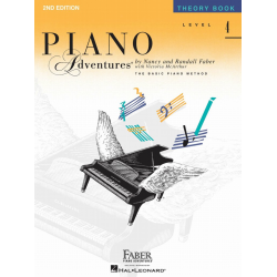 Piano Adventures Level 4 - Theory Book -Nancy Faber