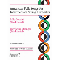 American Folk Songs For Beginning String Orch. -Andy Carlson