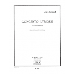 Concerto Lyrique (Clarinet & Piano) -Alain Bernaud