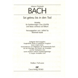 Sei getreu bis in den Tod -Johann Christoph Bach