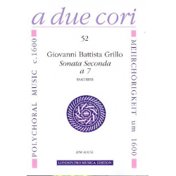 Sonata seconda a 7 für -Giovanni Battista Grillo