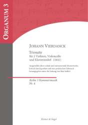 Triosuite für 2 Violinen und Bc -Johann Vierdanck / Arr.Max Seiffert