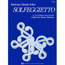 Solfeggietto -Johann Sebastian Bach / Arr.Jane Smisor Bastien
