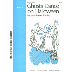 Ghosts dance on Halloween -Jane Smisor Bastien