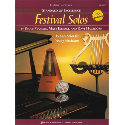 Standard of Excellence: Festival Solos Book 1 - Eb Alto Saxophone -Diverse