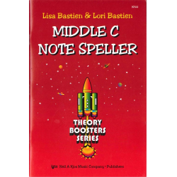 THEORY BOOSTERS: MIDDLE C NOTE SPELLER -Lisa Bastien / Arr.Lori Bastien