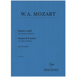 Violinsonate e-moll KV304 (300c) - Wolfgang Amadeus Mozart