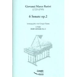 6 Sonaten op.2 for Harpsichord -Giovanni Marco Rutini