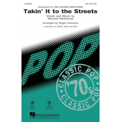 Takin' It to the Streets -Michael McDonald / Arr.Roger Emerson