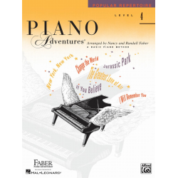 Piano Adventures Level 4 - Popular Repertoire Book -Nancy Faber