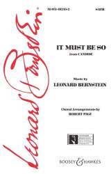 It must be so ( Candide ) - Leonard Bernstein / Arr. Robert Page