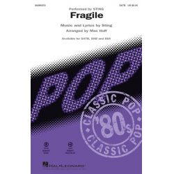 Fragile (SATB) -Sting / Arr.Mac Huff