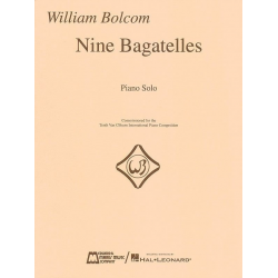 Nine Bagatelles For Piano Solo -William Bolcom