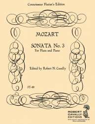Sonata No. 3 in A Major -Wolfgang Amadeus Mozart / Arr.Robert Cavally