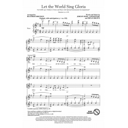 Let the World Sing Gloria - Bryan Brown_Jeremy Bose_Sarah Hart / Arr. Heather Sorenson