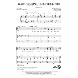 1, Reasons Bless the Lord - Jonas Myrin_Matt Redman / Arr. Heather Sorenson