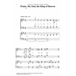 Praise, My Soul, the King of Heaven -Henry Lyte / Arr.John Goss