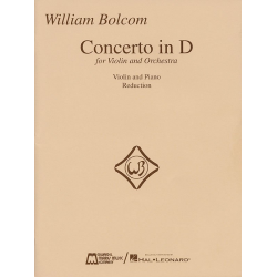 Concerto in D for Violin and Orchestra -William Bolcom