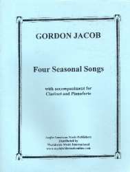 4 seasonal Songs - for soprano, clarinet, piano -Gordon Jacob