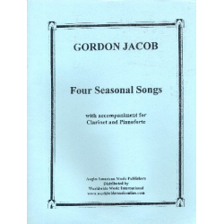 4 seasonal Songs - for soprano, clarinet, piano -Gordon Jacob