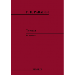 Toccata : per pianoforte -Pietro Domenico Paradisi