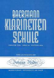 Klarinettenschule Band 5 Zweiter Teil op.64 -Carl Baermann / Arr.Oskar Schubert