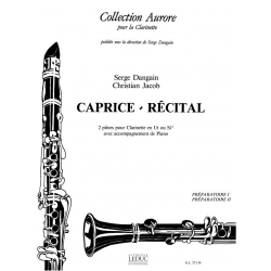 Caprice et Recital : pour clarinette (B/C) -Christian Jacob