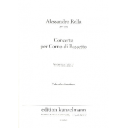 Concerto per corno de bassetto : -Alessandro Rolla
