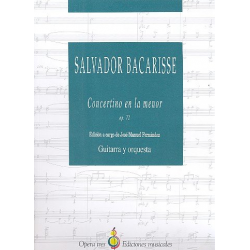 Concertino a minor op.72 -Salvador Bacarisse