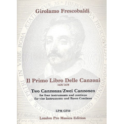2 Canzonas for 4 instruments and -Girolamo Frescobaldi