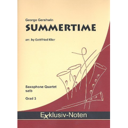 Summertime für 4 Saxophone -George Gershwin