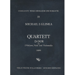 Streichquartett D-Dur - Mikhail Glinka