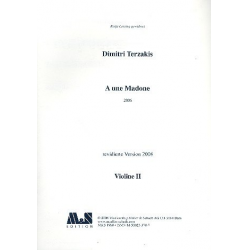 A une Madonne für Kammerorchester -Dimitri Terzakis