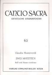 2 Motetten für Baß und Bc -Claudio Monteverdi