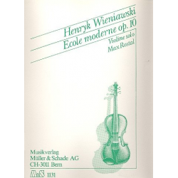 École moderne op.10 für Violine -Henryk Wieniawsky