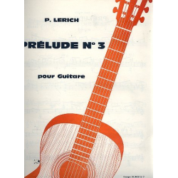 Prélude no.3 pour guitare -Pierre Lerich