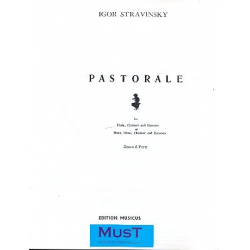 Pastorale for flute, clarinet, -Igor Strawinsky