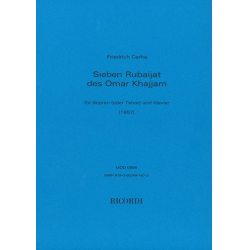 10 rubaijat des Omar Khajjam -Friedrich Cerha