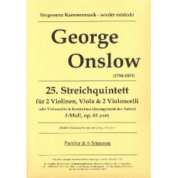 Quintett f-Moll Nr.25 op.61 -George Onslow