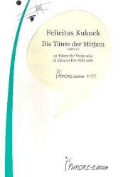 Die Tänze der Mirjam für Viola solo -Felicitas Kukuck