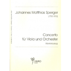 Konzert für Viola und Orchester -Johann Mathias Sperger