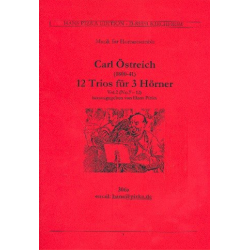 12 Trios Band 2 (Nr.7-12) für 3 Hörner -Carl Oestreich